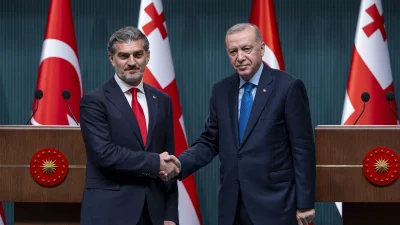 Cumhurbaşkanı Erdoğan, Gürcistan ile ticaret, ulaştırma ve savunma alanlarında işbirliğini