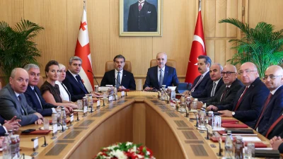 TBMM Başkanı Numan Kurtulmuş, Gürcistan Cumhurbaşkanı Kavelaşvili ile görüşmesinde İsrail’in