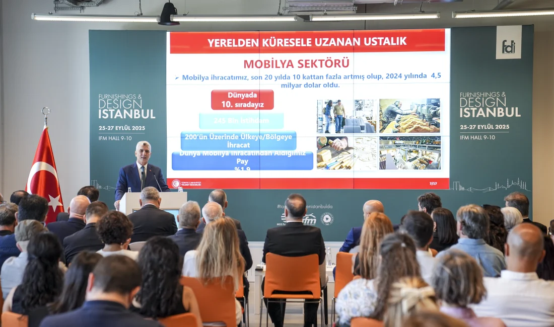 Mobilya sektörü, markalaşma ve tasarım gücüyle İstanbul’da uluslararası vitrine çıkıyor.