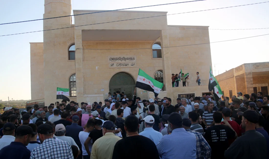 Suriye’nin İdlib kentinde yaşayan Dürziler, Süveyda’dan gelen ayrılıkçı çağrılara karşı