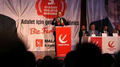 YRP lideri Fatih Erbakan, Malatya’daki kongrede erken seçim çağrısı yaptı: