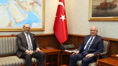 Milli Savunma Bakanı Yaşar Güler, veda ziyaretinde bulunan Lübnan’ın Ankara