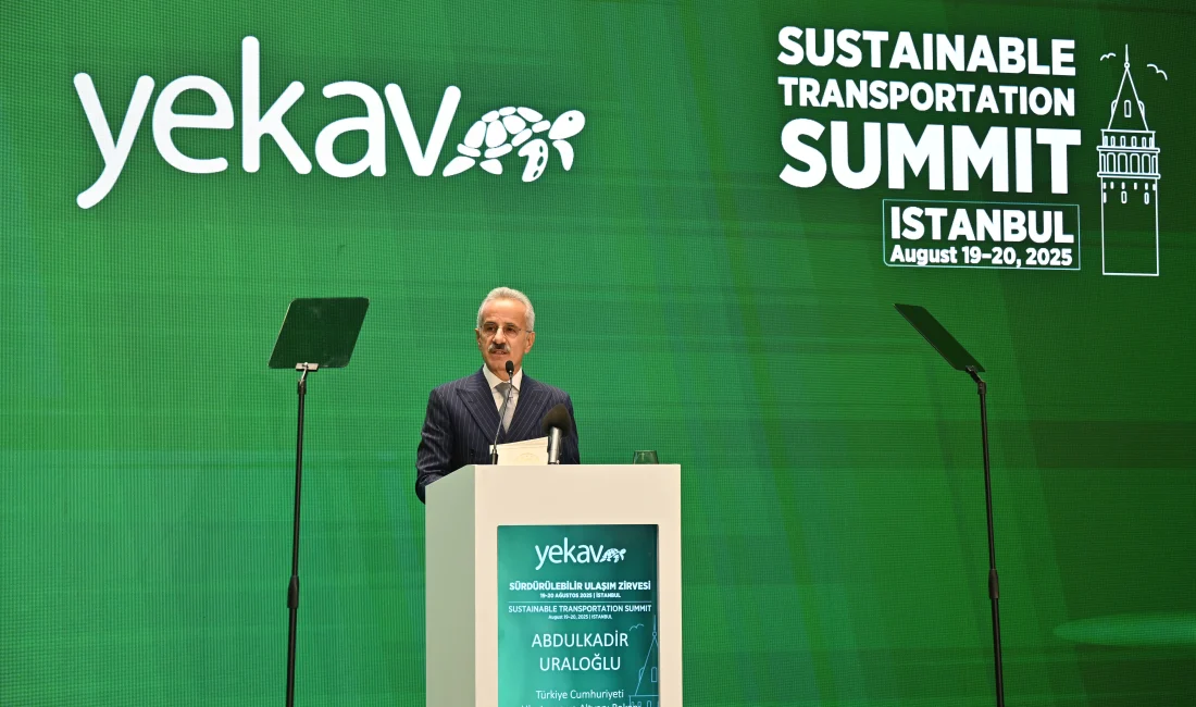 Ulaştırma ve Altyapı Bakanı Abdulkadir Uraloğlu, sürdürülebilir ulaşım hedeflerini anlattı: