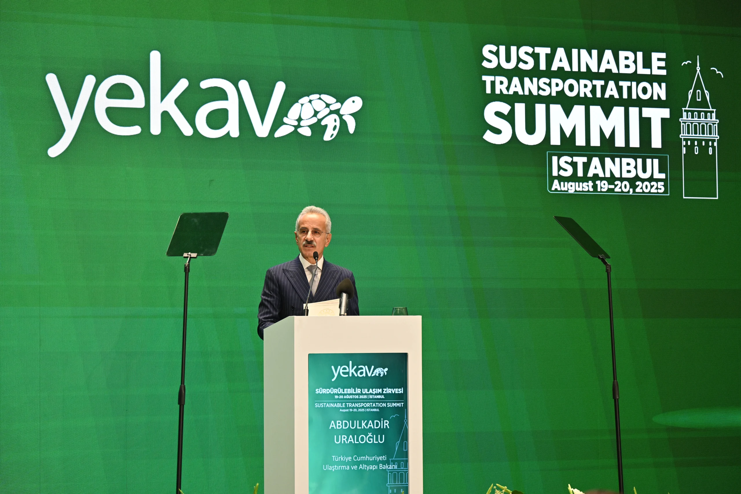 Ulaştırma ve Altyapı Bakanı Abdulkadir Uraloğlu, sürdürülebilir ulaşım hedeflerini anlattı:
