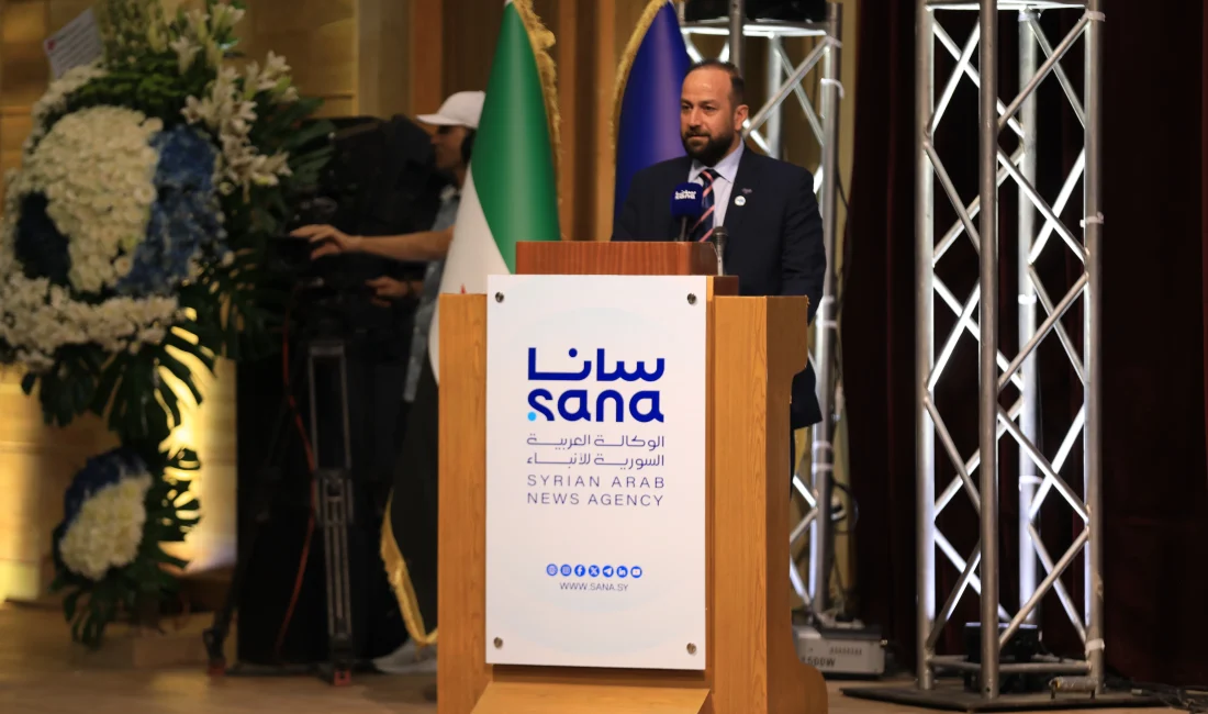 Suriye resmi ajansı SANA, Şam’daki törenle yeni logosu ve yayın