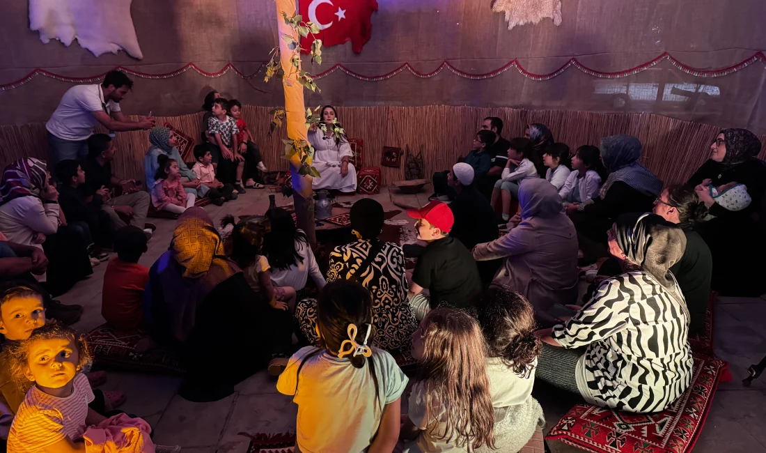 Erzurum Kültür Yolu Festivali’nde düzenlenen masal etkinliğiyle çocuklar kültürel değerlerle