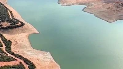 Keşan’ın içme suyu ihtiyacını karşılayan Kadıköy Barajı’nda su seviyesi alarm