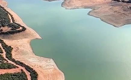 Keşan’ın içme suyu ihtiyacını karşılayan Kadıköy Barajı’nda su seviyesi alarm