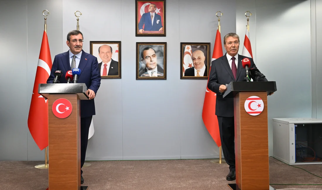 Cumhurbaşkanı Yardımcısı Yılmaz, KKTC’nin kalkınma sürecine güçlü destek verdiklerini vurgulayarak,
