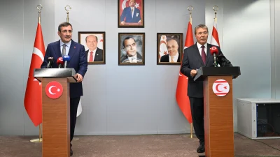 Cumhurbaşkanı Yardımcısı Yılmaz, KKTC’nin kalkınma sürecine güçlü destek verdiklerini vurgulayarak,