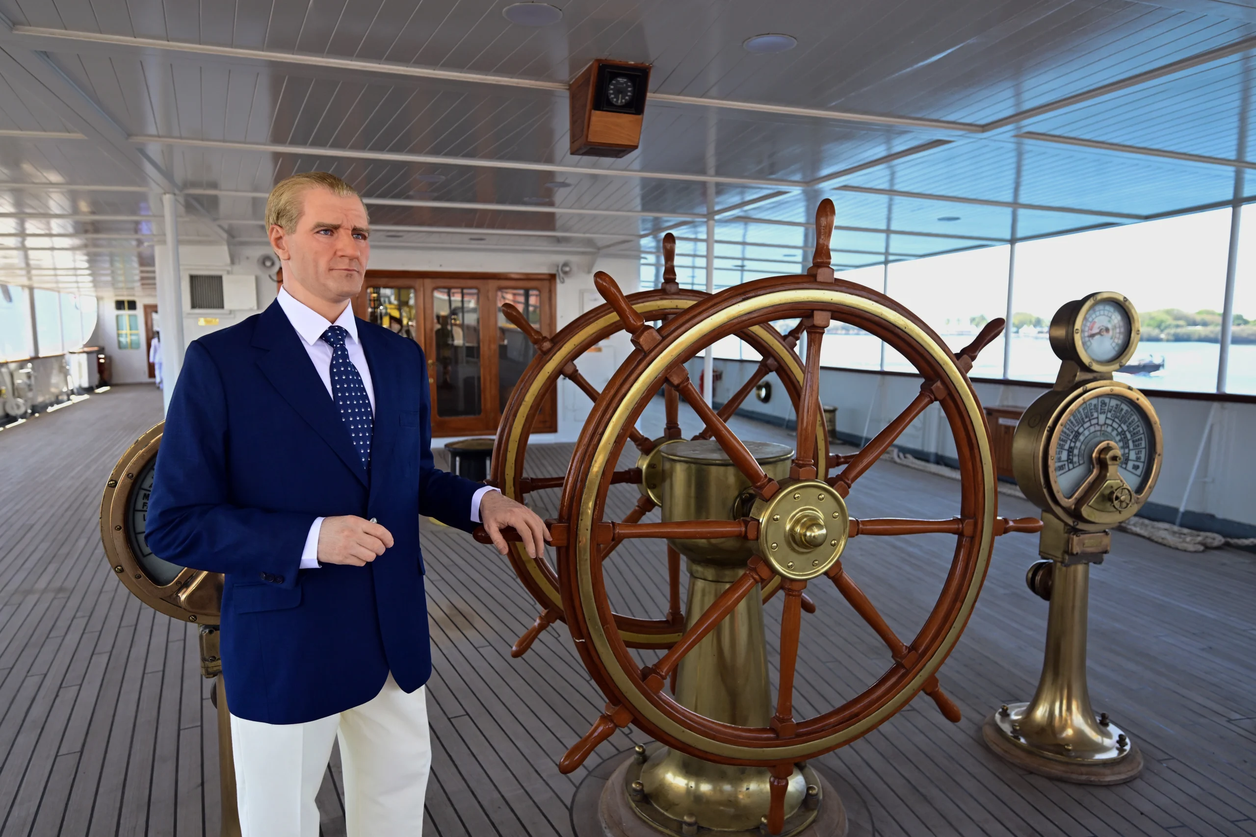 Cumhuriyet’in kurucusu Gazi Mustafa Kemal Atatürk’ün hatıralarını taşıyan Savarona yatı,