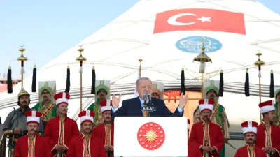 Malazgirt Zaferi’nin 954. yılı için Ahlat’ta konuşan Cumhurbaşkanı Erdoğan, “Ahlat,
