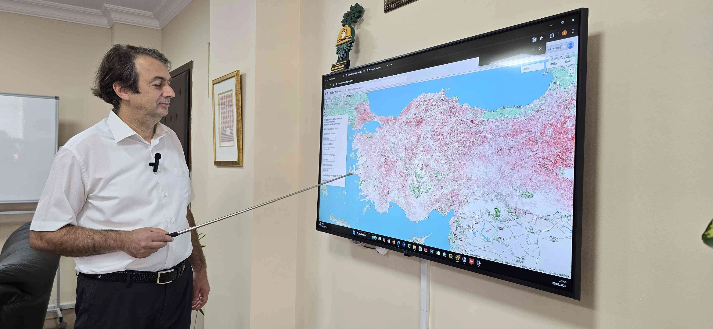 Uydu verileriyle hazırlanan Türkiye’nin kuraklık haritası endişe verici tabloyu ortaya