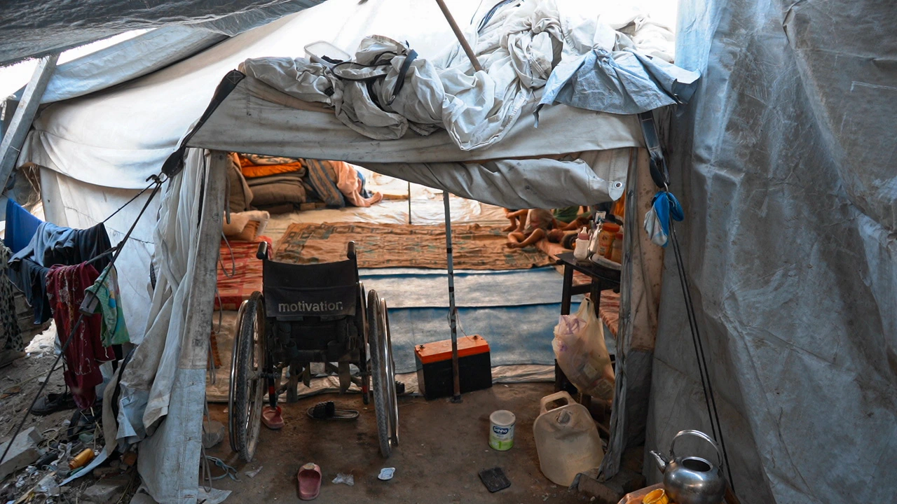 Gazze’de 6 çocuk babası İbrahim Abduddayim, “Bir kutu konserve ya