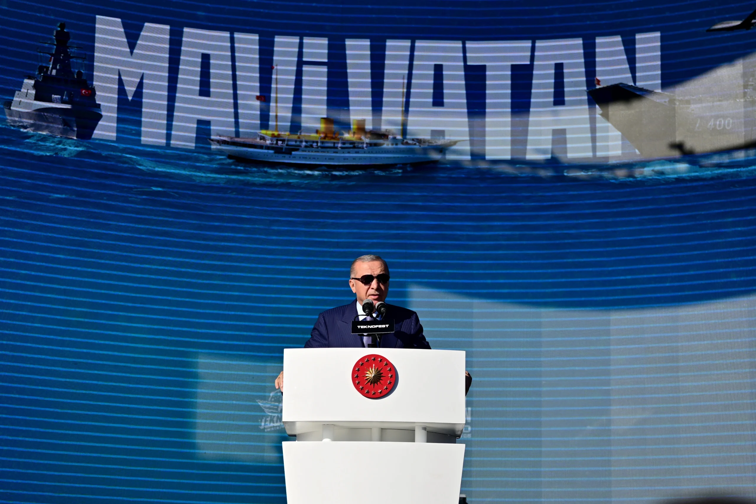 Cumhurbaşkanı Erdoğan, TEKNOFEST Mavi Vatan’da gençlere seslendi: “Zafer Haftamızı hakkını