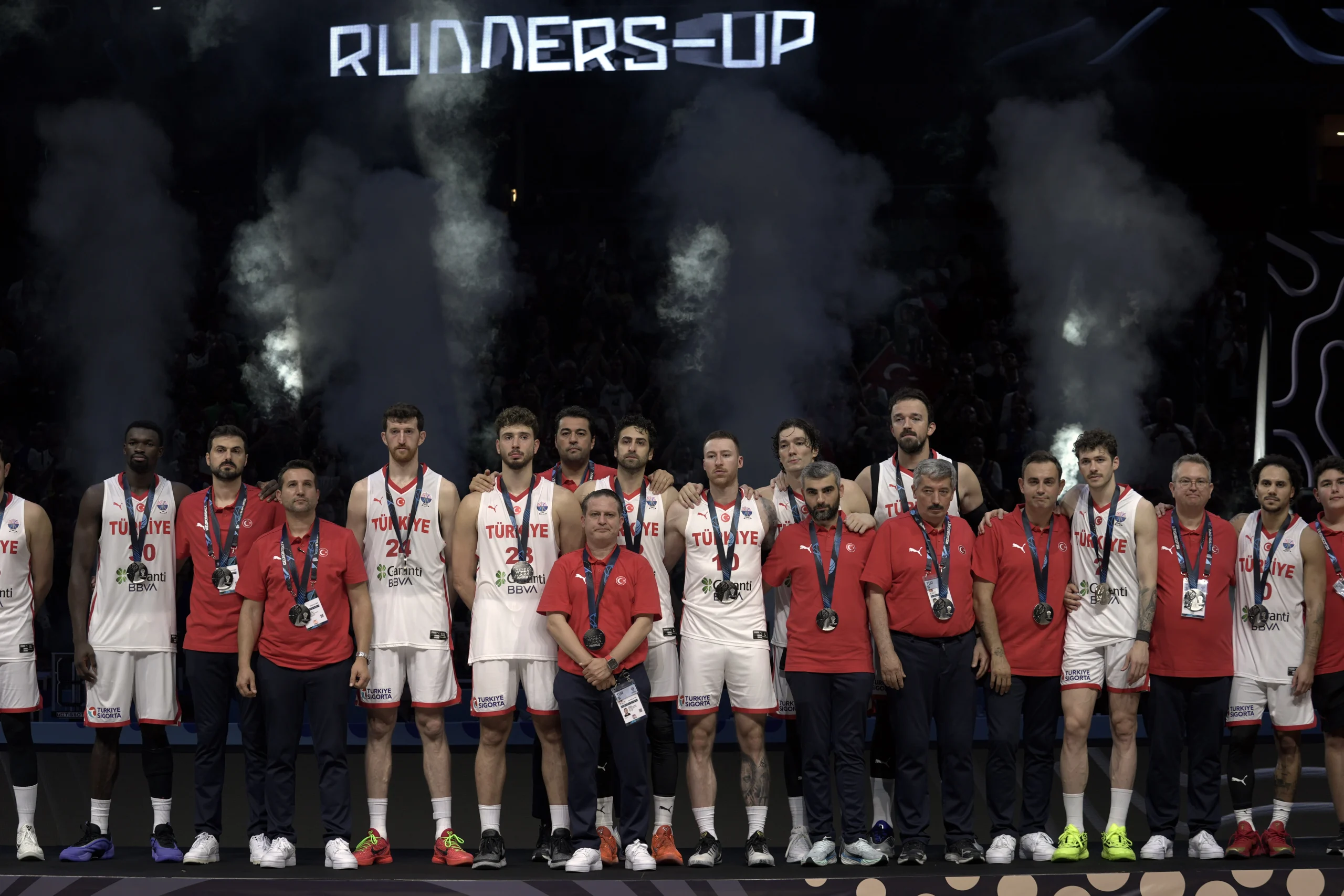 Avrupa ikincisi olan A Milli Erkek Basketbol Takımı, Cumhurbaşkanı Erdoğan