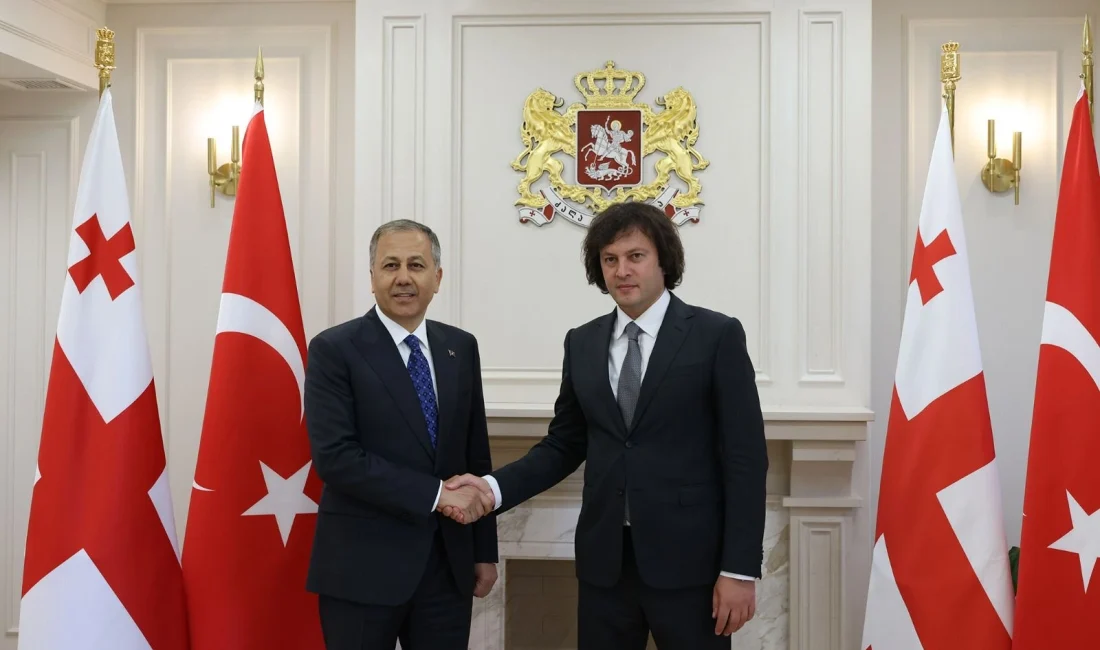 İçişleri Bakanı Ali Yerlikaya, Tiflis’te Gürcistan Başbakanı ve İçişleri Bakanı