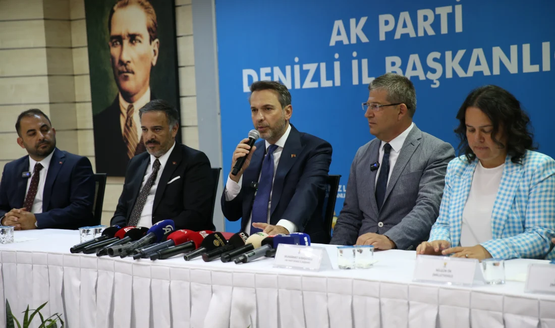 Enerji ve Tabii Kaynaklar Bakanı Alparslan Bayraktar, Denizli’de yaptığı konuşmada