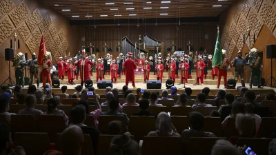 Mehteran Birliği, Ankara Kültür Yolu Festivali’nde seslendirdiği marşlarla hem tarihsel