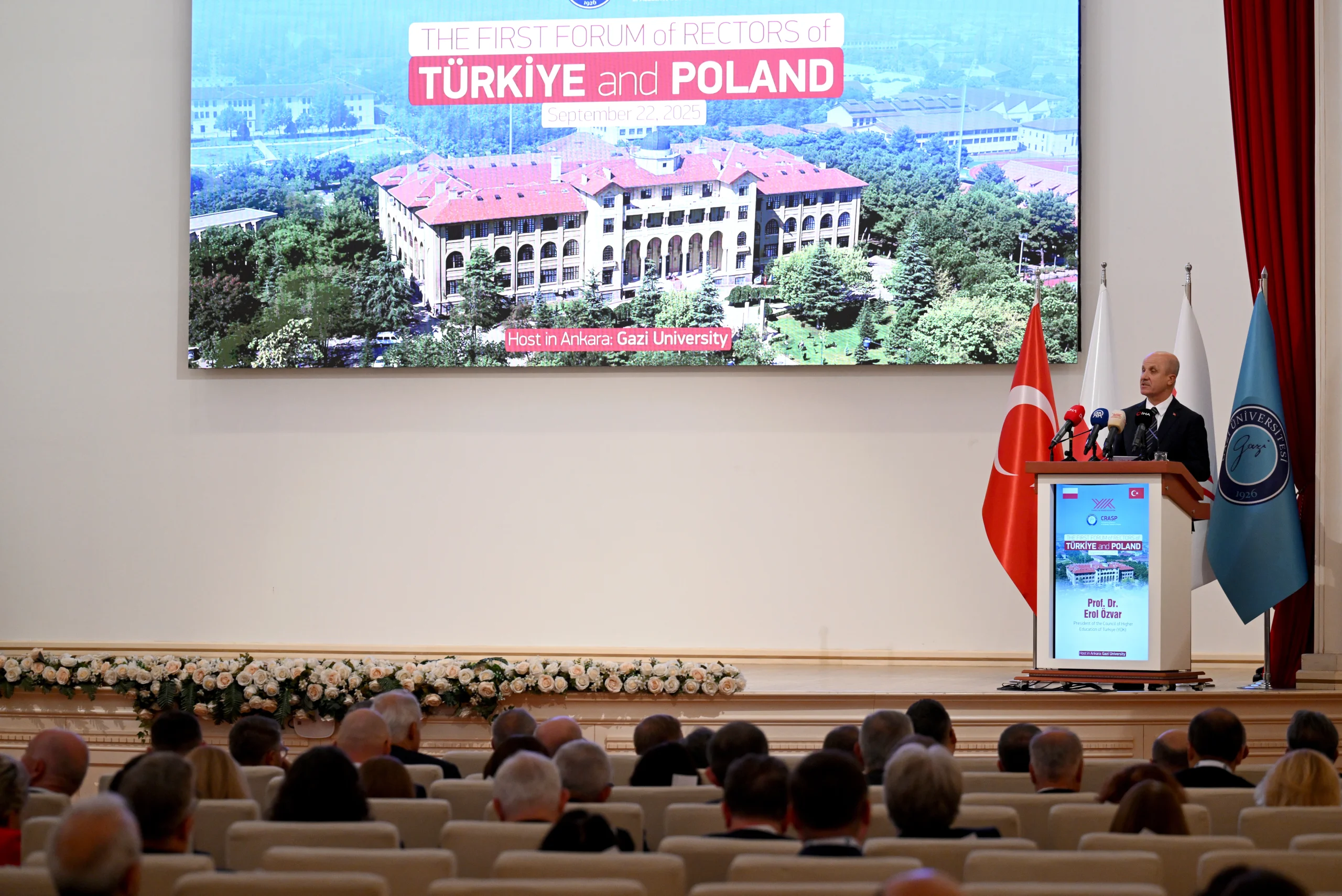 Ankara’da düzenlenen Türkiye-Polonya Rektörler Forumu’nda, eğitim ve bilim alanında ortak
