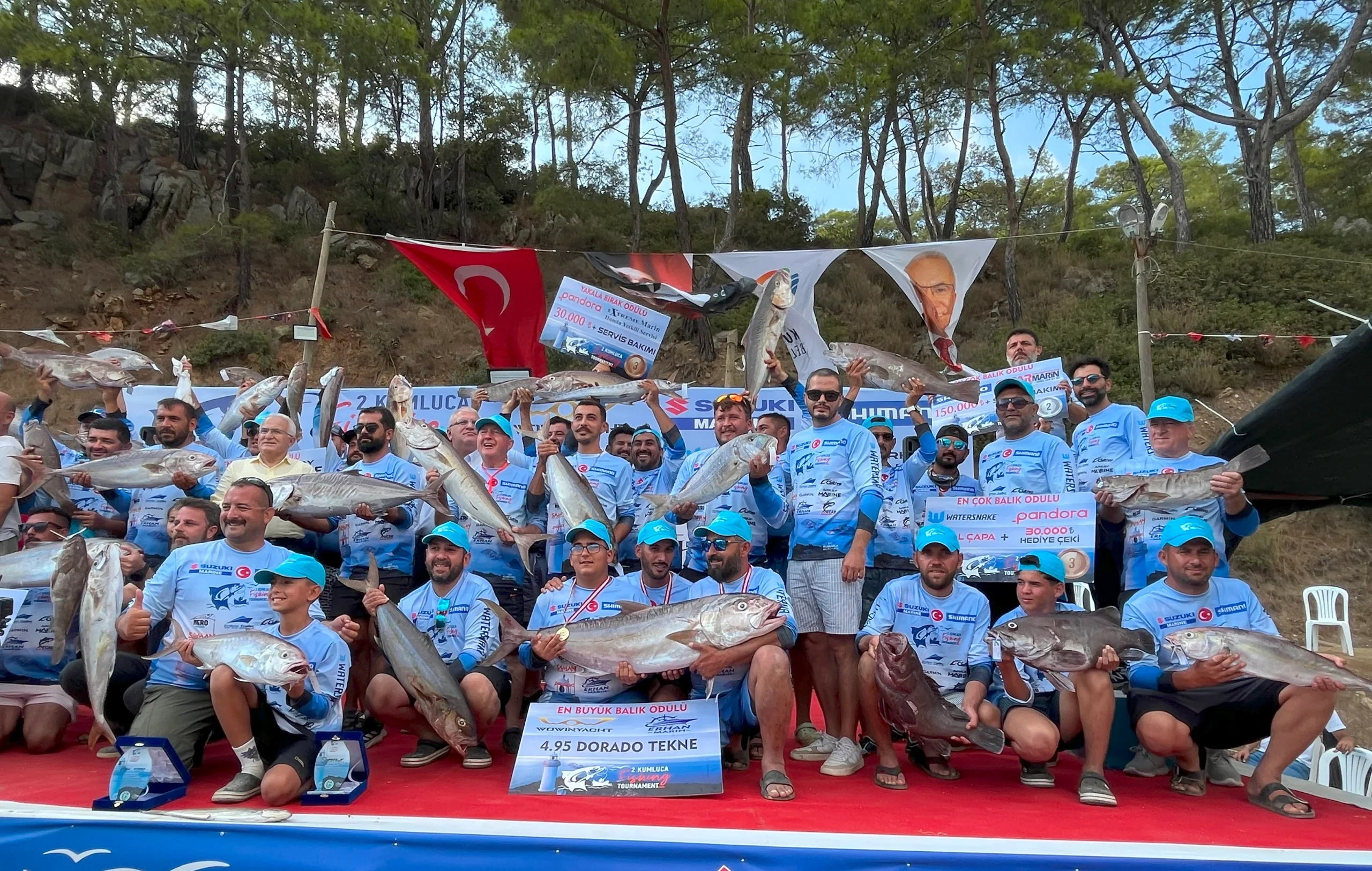 Antalya’nın Kumluca ilçesinde gerçekleştirilen balıkçılık yarışması büyük ilgi gördü. En