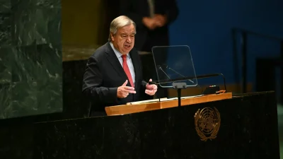 BM Genel Sekreteri Antonio Guterres, Filistinlilerin devlet kurma hakkının ertelenemez