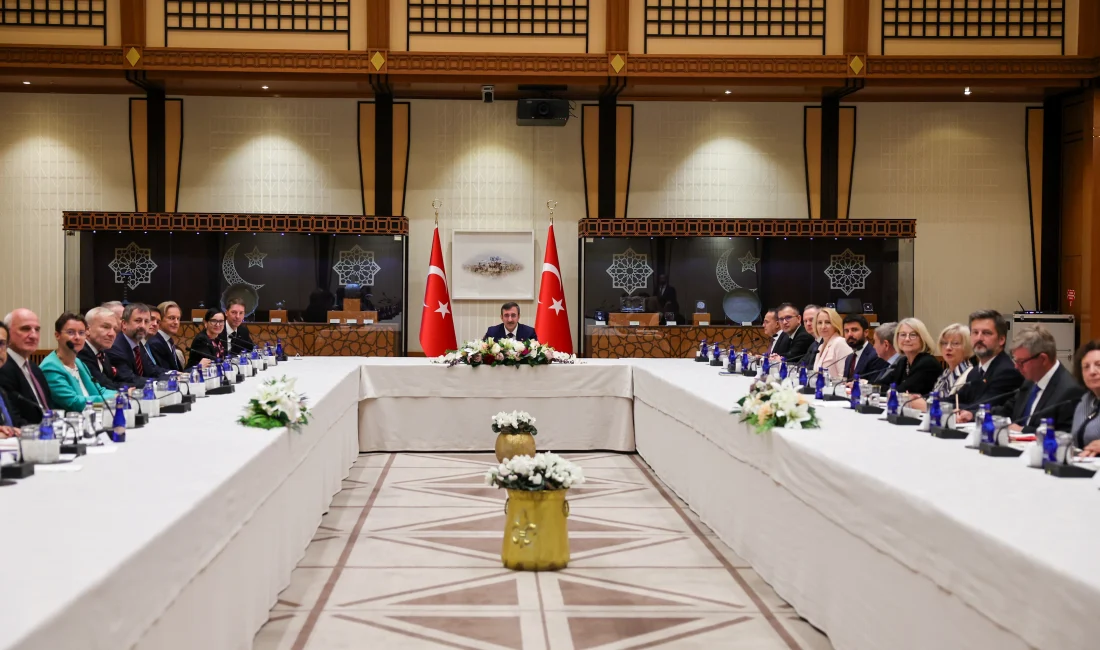 Yılmaz: Türkiye-AB İlişkilerinde Somut Adımlar Hayati Öneme Sahip Cumhurbaşkanı Yardımcısı Cevdet Yılmaz, AB temsilcileriyle yaptığı görüşmede, Türkiye-AB ilişkilerinde