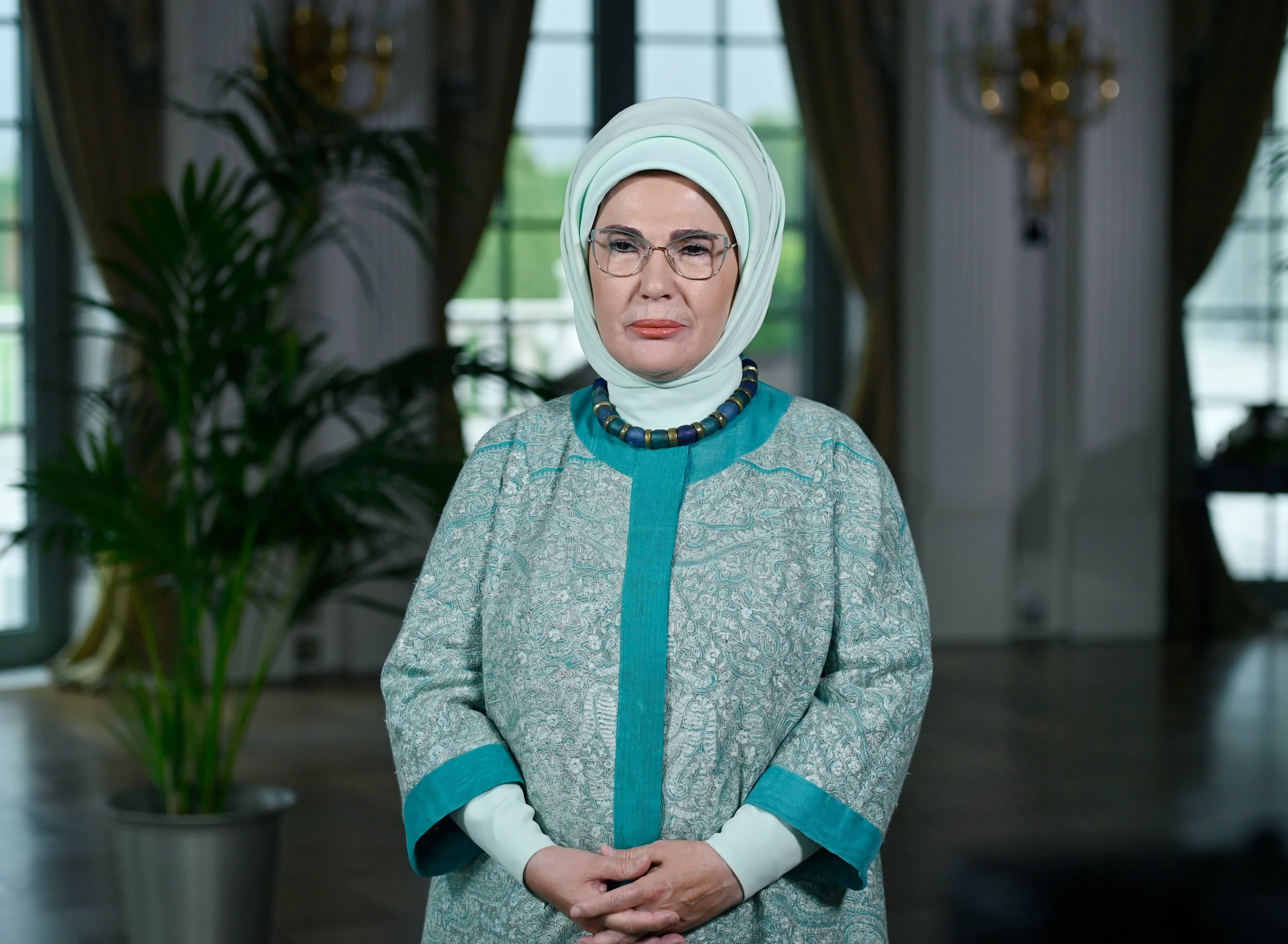 Emine Erdoğan, Gazze’de çocukların eğitim hakkını savunan ortak bildiriyi imzaladı:
