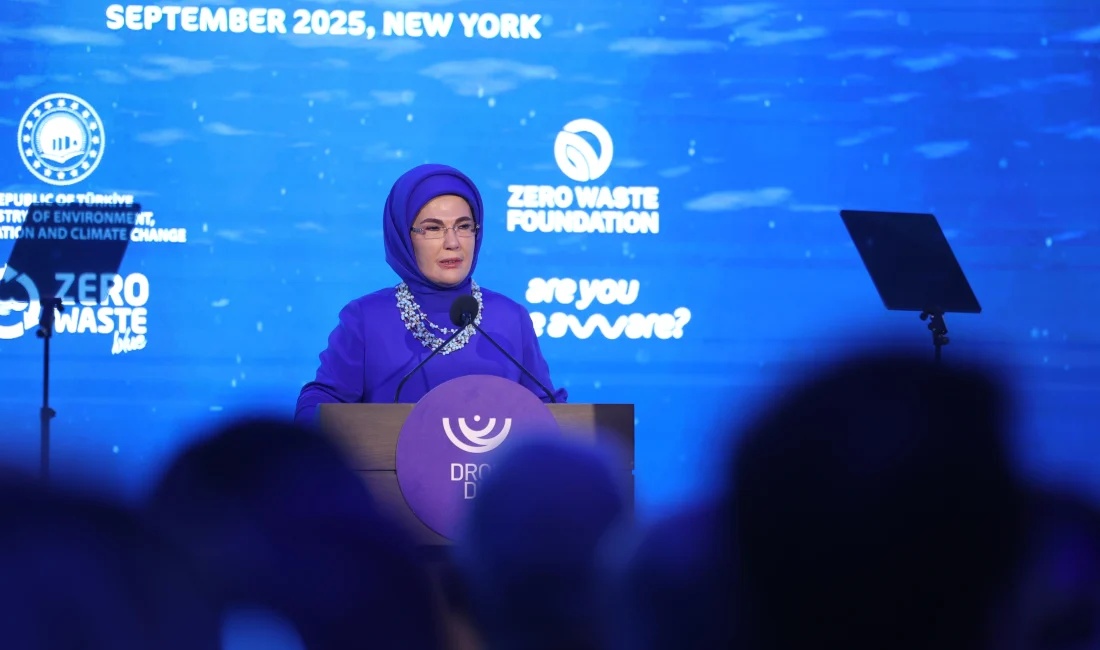Emine Erdoğan, New York’ta açılışı yapılan “Sıfır Atık Mavi” sergisinde