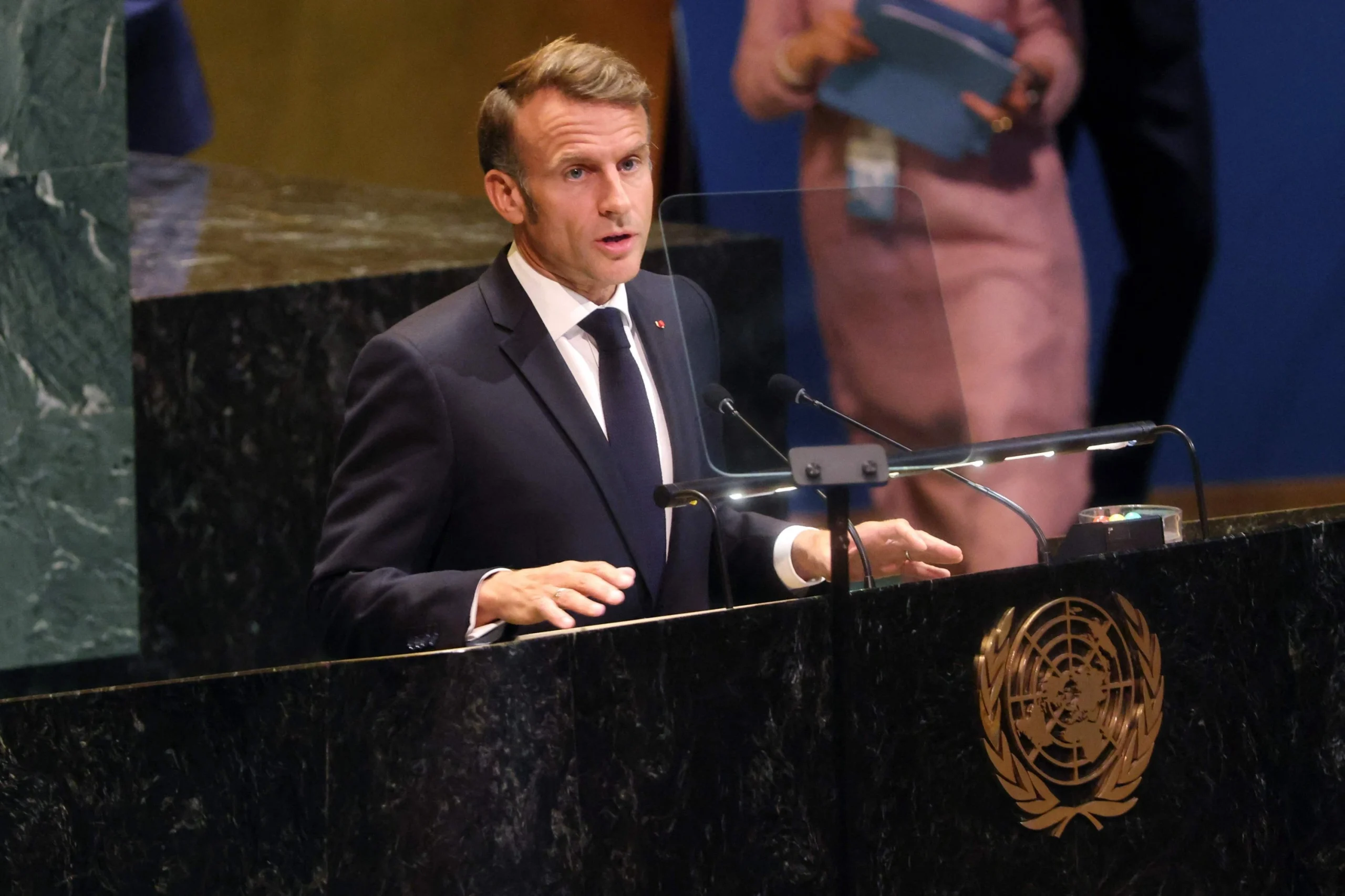 Fransa Cumhurbaşkanı Macron, "Artık bekleyemeyiz" diyerek ülkesinin Filistin Devleti’ni resmen