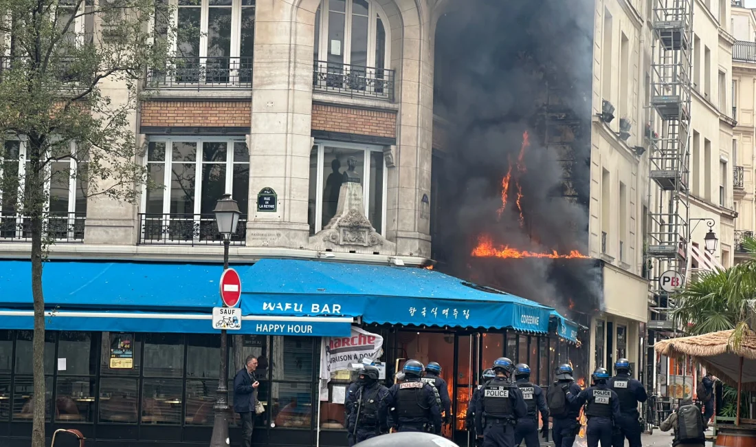 Fransa’da Macron karşıtı gösterilerde 473 gözaltı, 13 polis yaralı Fransa genelinde Macron karşıtı protestolar şiddete dönüştü; Paris, Marsilya ve