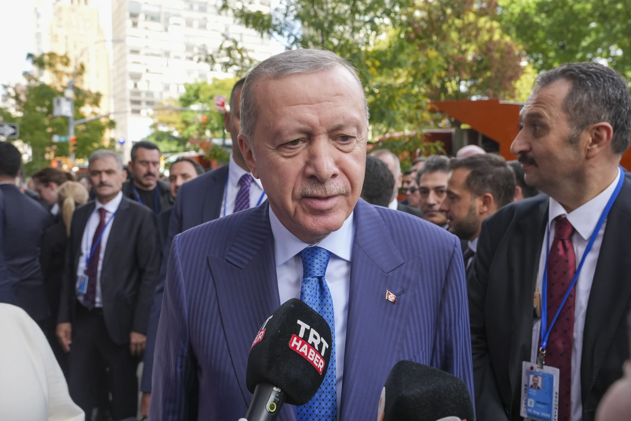 Cumhurbaşkanı Erdoğan, BM 80. Genel Kurulu için bulunduğu New York’ta