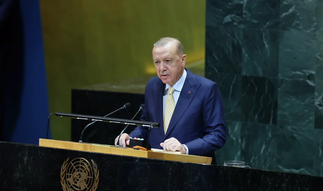 Cumhurbaşkanı Erdoğan, BM'deki konuşmasında Gazze'deki katliama tepki gösterdi, Filistin'in devlet
