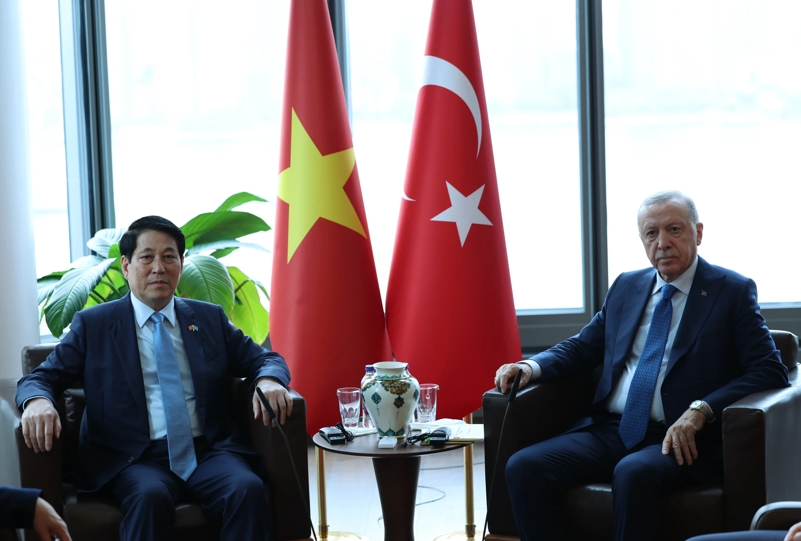 Cumhurbaşkanı Erdoğan, BM Genel Kurulu temasları kapsamında Vietnam Devlet Başkanı