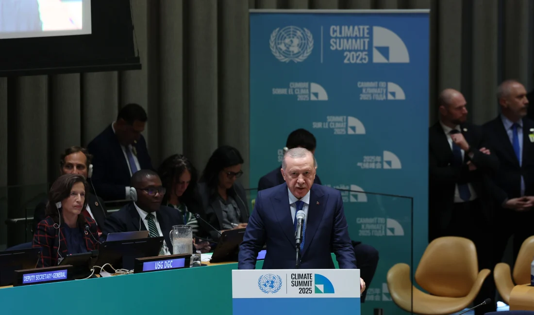 Cumhurbaşkanı Erdoğan, BM İklim Zirvesi’nde 2053 net sıfır emisyon hedefi