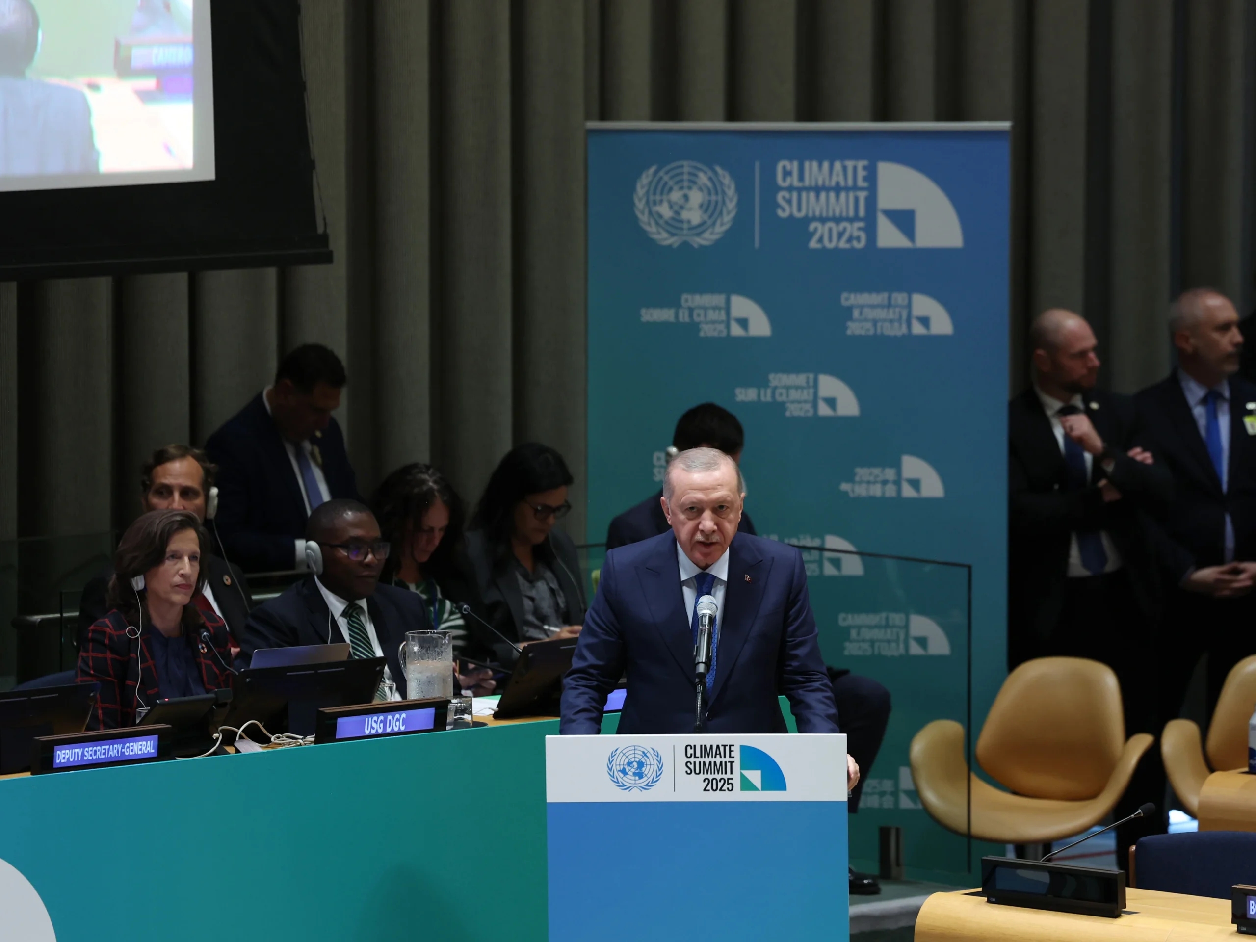 Cumhurbaşkanı Erdoğan, BM İklim Zirvesi’nde 2053 net sıfır emisyon hedefi