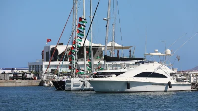 Gazze’ye doğru yola çıkması planlanan Küresel Sumud Filosu, olumsuz hava