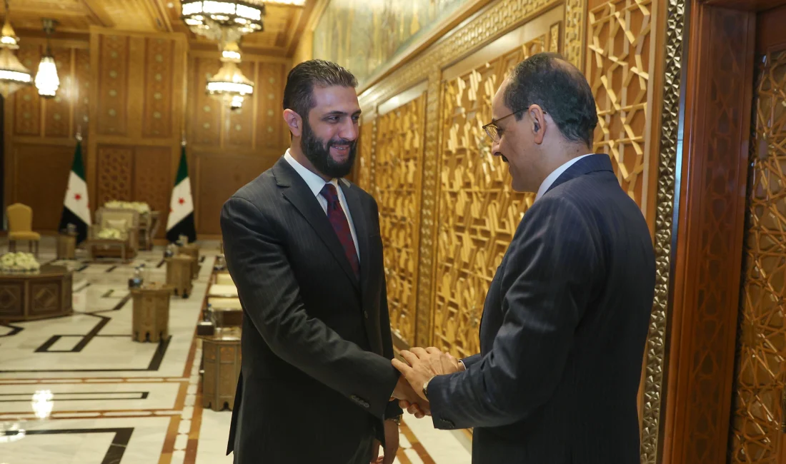 MİT Başkanı İbrahim Kalın, Şam’da Suriye Cumhurbaşkanı Ahmed Şara ile