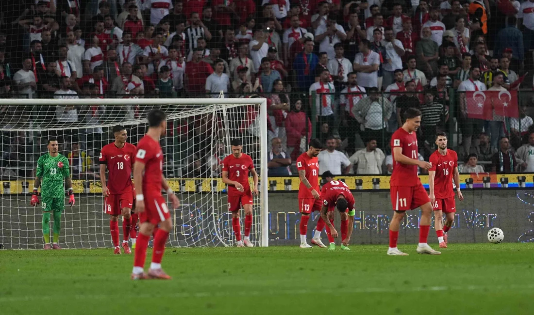 Ay-yıldızlı ekip, Konya’da İspanya karşısında sahadan 6-0’lık ağır bir yenilgiyle