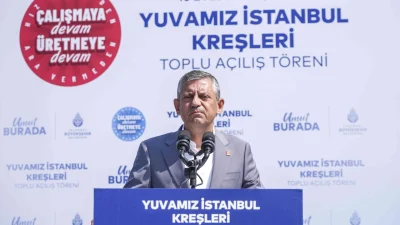 CHP Lideri Özgür Özel, İBB’nin yeni çocuk etkinlik merkezlerinin açılışında