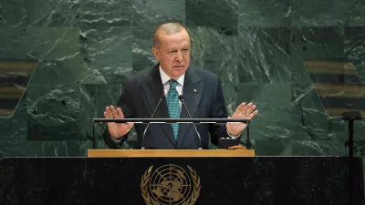 Cumhurbaşkanı Recep Tayyip Erdoğan, BM Genel Kurulu’nda Gazze’de yaşananların savaş