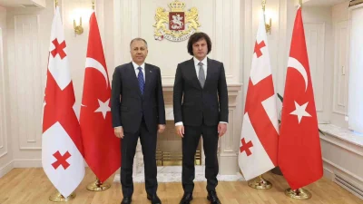 İçişleri Bakanı Ali Yerlikaya, Tiflis’te Gürcistanlı yetkililerle görüşerek güvenlik sorunlarına