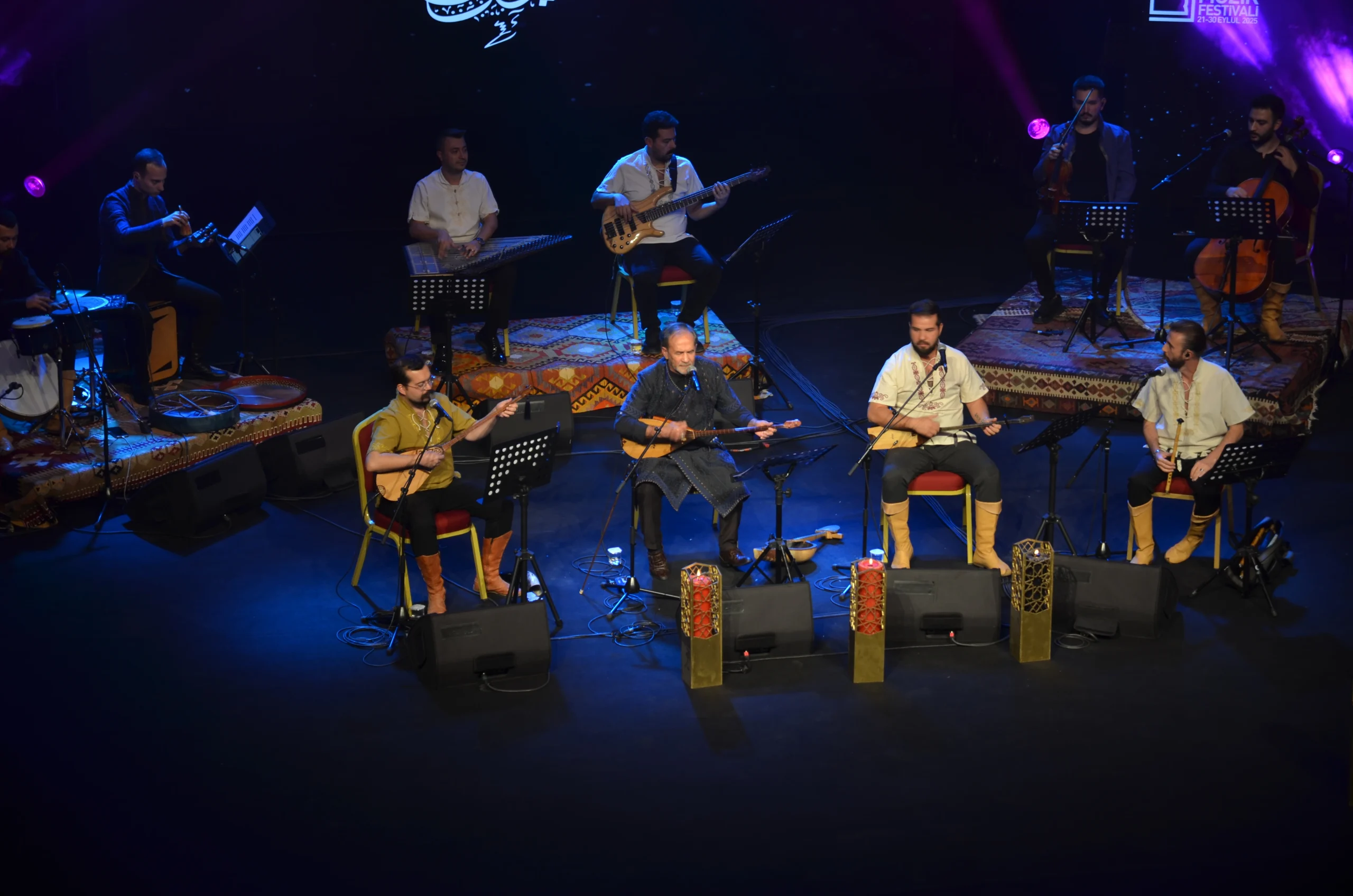 Konya’da devam eden 22. Uluslararası Mistik Müzik Festivali, ikinci gününde