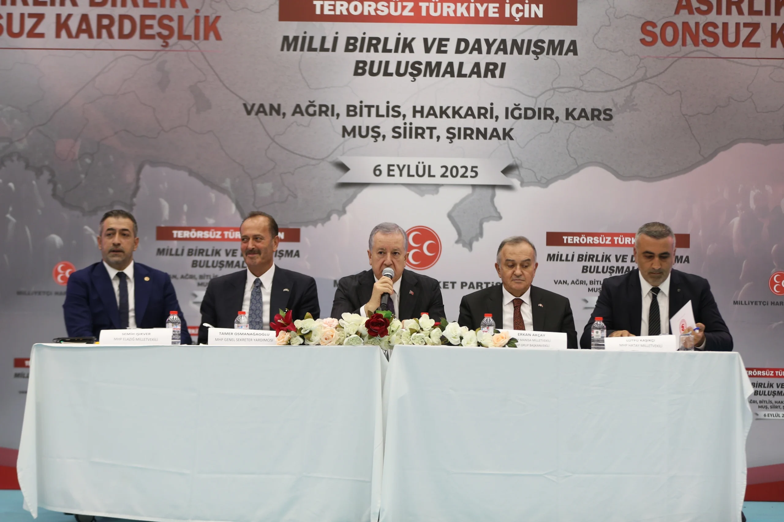 MHP’nin Van’daki “Milli Birlik ve Dayanışma Buluşması”nda teröre karşı net