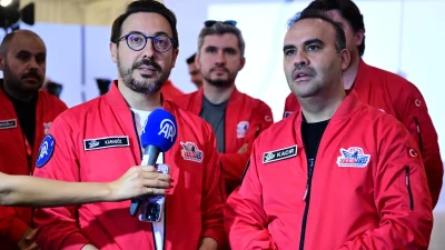 Bakan Kacır ve AA Genel Müdürü Karagöz, TEKNOFEST’te “Alan” etkinlik