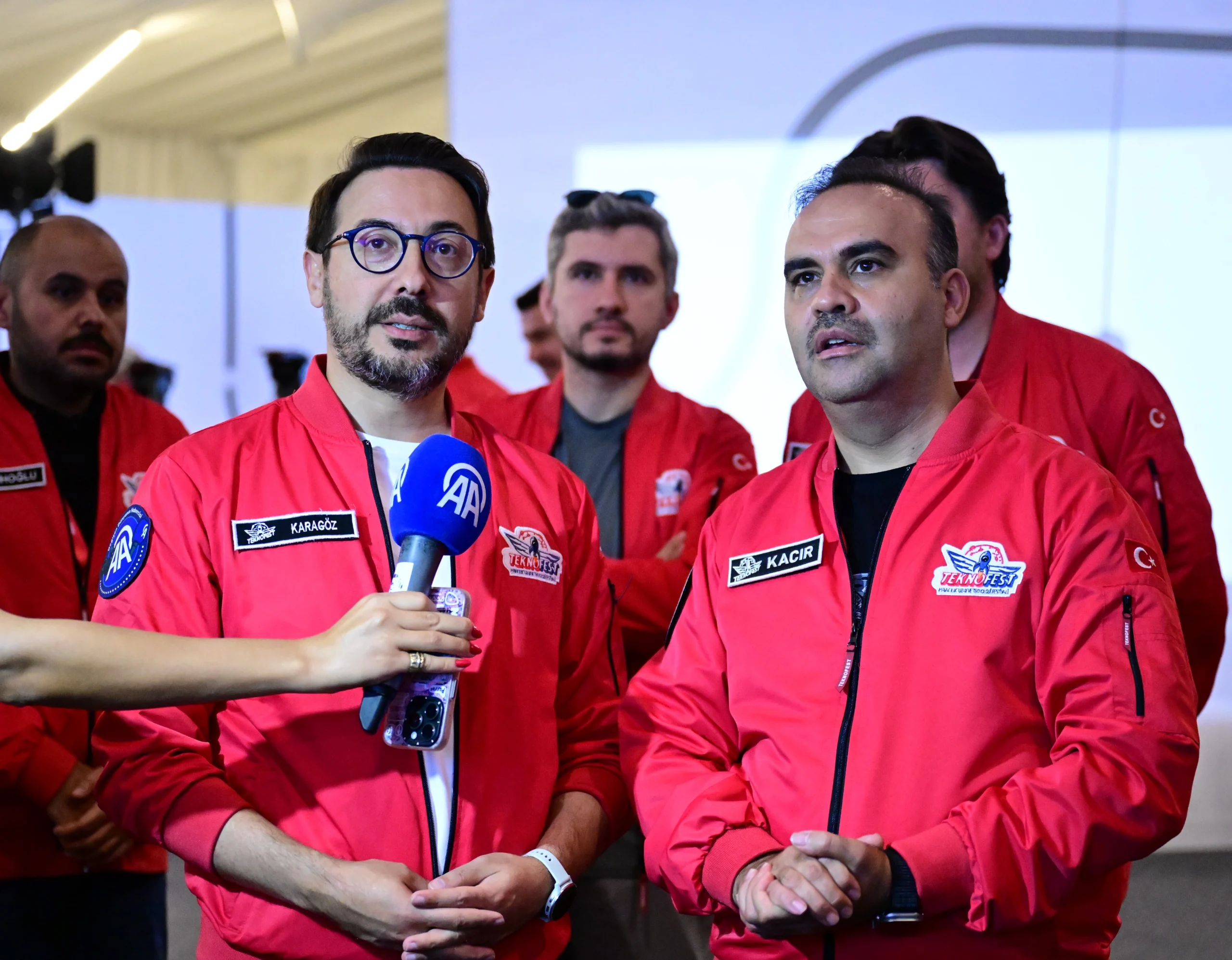 Bakan Kacır ve AA Genel Müdürü Karagöz, TEKNOFEST’te “Alan” etkinlik