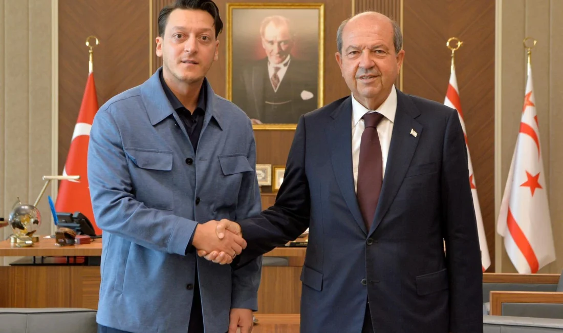 KKTC’yi ziyaret eden Mesut Özil, FIFA ve UEFA’ya seslenerek Kıbrıslı