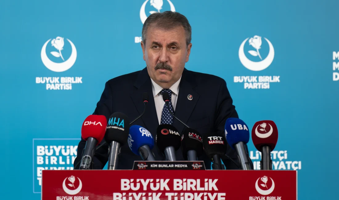 BBP Lideri Destici: İsrail’in Gazze’yi yok etme söylemi açık bir soykırım itirafıdır BBP Genel Başkanı Mustafa Destici, İsrail’in Gazze’ye yönelik saldırılarını sert