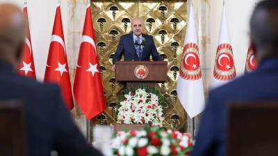 TBMM Başkanı Kurtulmuş, KKTC’li muhtarları kabul etti. İsrail’in yayılmacı politikalarına