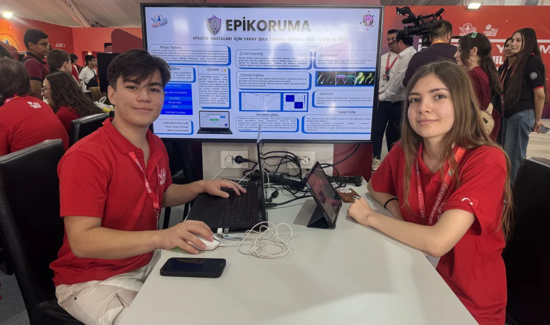 Lise Öğrencilerinden Epilepsi Hastalarına Güvenli Video Teknolojisi Aydın Fen Lisesi öğrencileri, epilepsi hastalarının video izlerken nöbet riskini